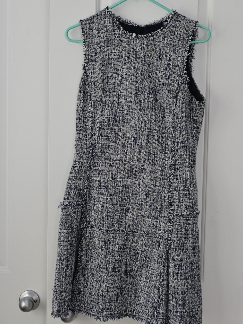 Blue and White Sleeveless
